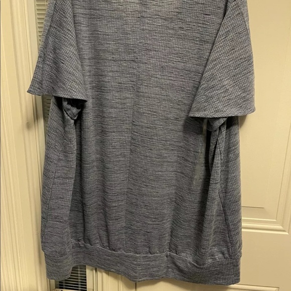 Lane Bryant Banded Top, Blue, 22/24 - Picture 3 of 4